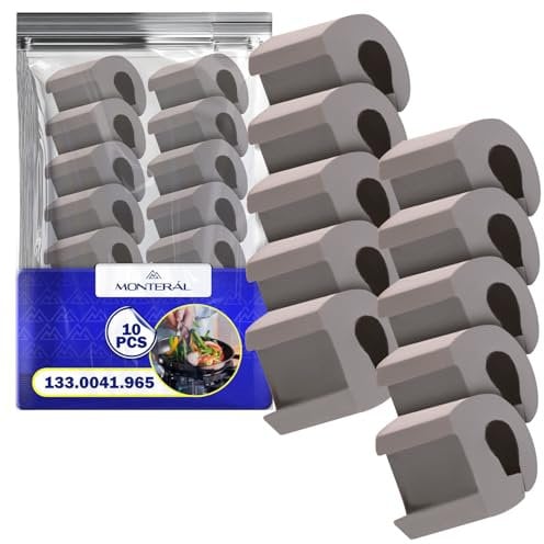 10 Stück Topfträgergummis Gasherd mit Originalcode 133.0041.965 1330041965 für Franke - MADE IN ITALY - MONTERAL