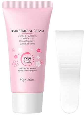Crema para Depilación - Loción Depiladora Calmante | 50 g Productos para el cuidado de la piel y no irritantes para calmar la piel después de la depilación para piernas, axilas, labio