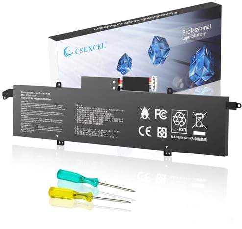 C41N1908 41CP4/59/134 Laptop Battery Replacement for ASUS ROG Zephyrus G14 GA401II GA401IU GA401IV GA401 GA401I GA401QM GA401QH GA401Q C41PQ05 Series