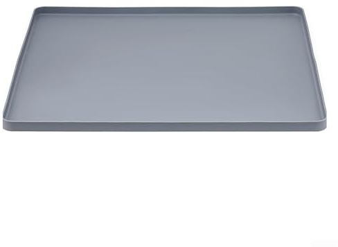 Protective Pad for Washing Machines and Dryers Silicone, Non-Slip Dust Proof Rubber Waterproof Top Cover, Laundry Room Kitchen Worktop Bath Mat(gray)