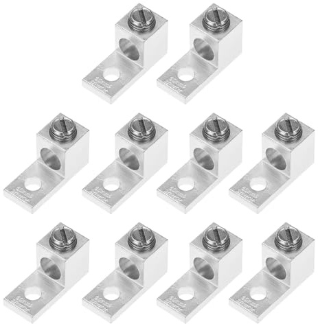 GAOINTELL Schnelle Installationsklemmenblöcke, hochleitfähige Aluminium Erdungsklemmen, Kabelschuhe für Stromkreise, Leistungsschalter Verbindung, hochleitfähige Aluminium Erdungsklemmen