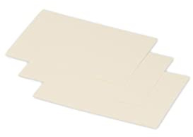 Clairefontaine 11217C - Packung mit 25 Karten Pollen 70 x 95 mm, Miniformat, 210g, ideal für Einladungen und Korrespondenz, Elfenbein, 1 Pack