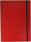 Pagna Heftbox Basic Colours A4 3 Innenklappen, mit Gummizugverschluss, rot