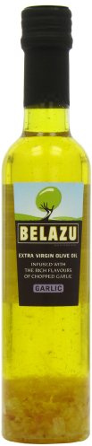 Belazu Infused Garlic Extra Virgin Olive Oil Bottle 250 ml (Pack of 3)