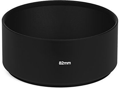 Gegenlichtblende Sonnenblende Metall lang 82mm Universal 82 mm