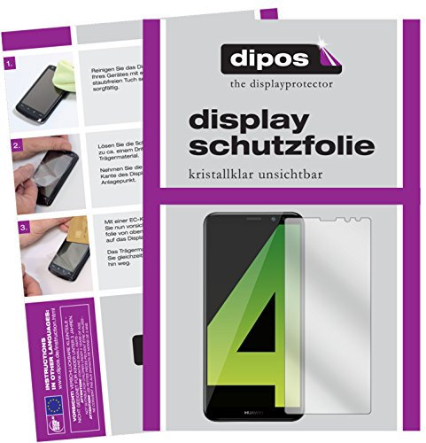 dipos I 2X Schutzfolie klar kompatibel mit Huawei Mate 10 Lite Folie Displayschutzfolie