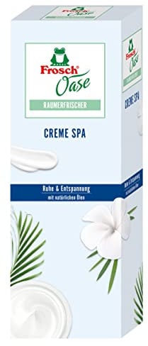 Frosch Oase Raumerfrischer Creme Spa, Raumduft, Design-Flakon, 1er Pack (1 Stück)