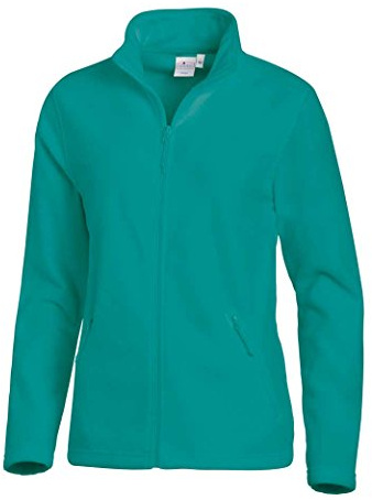 Leiber Damen-Fleecejacke 1/1 Arm 08/2662, Farbe: Petrol, Größe: XL
