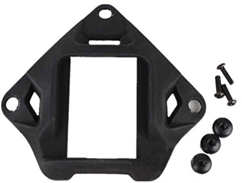 haoYK Taktischer Airsoft Paintball Helm Zubehör Nachtsicht Abdeckung NVG Mount Metallfuß für Fast ACH Mich IBH Helm (schwarz)