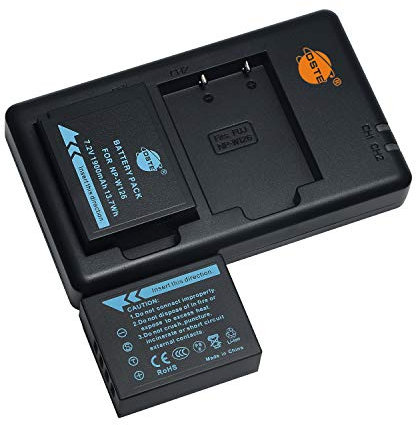 DSTE DE NP-W126s (Pack of 2) Rechargeable Battery Replacement & Dual Charger Compatible with Fujifilm FinePix HS30EXR HS33EX X100F X-A10 X-E3 X-H1 X-Pro2 X-T1 X-T30 X-T100 X-T200