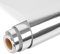 Prime Vinyl Chrome Silver Permanent Vinyl Roll, Silver Vinyl for Cricut, 12‘’ x 15 FT, Metallic Self Adhesive Vinyl, Silver Vinyl for Silhouette Cameo, Cutting Machine, Home Decal, Easy to Weed