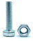DOJA Barcelona | Schrauben mit Muttern | 10 Sechskantschrauben mit 10 Muttern | M12x60mm | aus verzinktem Stahl | Schrauben und Muttern, Gewindeschrauben und Muttern, Bolzen mit Mutter, Sechskantköpfe
