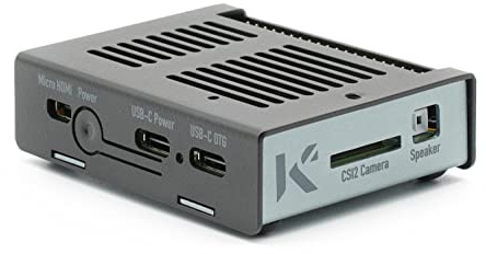 KKSB Cases Coral Dev Board Mini-Aluminiumgehäuse | kompatibel mit dem Coral Dev Board Mini | einfache Einrastmontage