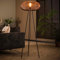 famlights in Braun-antik und Schwarz-matt 1400mm industrielle Dekorativ NAYA E27 Metall Esszimmer Flur | 1-flammig