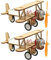 ibasenice 2St Flugzeugspielzeug aus Holz Segelflugzeuge für Kinder Spielset aus Holz Spielzeuge Flugzeugbausätze aus Holz Flugzeugmodell aus Holz Handbuch Suite Gizmo Puzzle 3D schmücken