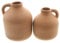 Dekovase Tonkrug, 2er Set, Terracotta in schönem Naturton, nicht zum Befüllen mit Wasser geeignet