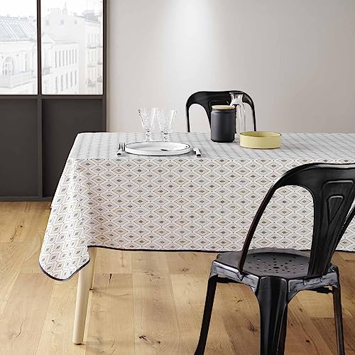 Douceur d'Intérieur Nappe Rectangle (150 x 240 cm) Oricia, Polyester Imprimé