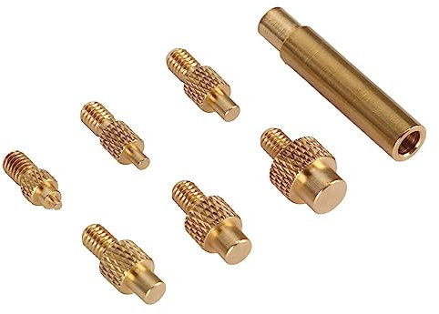 Heat Set Insert Tips, M2 M2.5 M3 M4 M5 M6 1/4 Inch M8 Universal 936 Soldering Iron Tips for 3D Printer Parts, Easy to Use