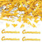 iZoeL 30 g Confettis Communion Or Confettis Bapteme Décoration de Table, Decoration de Table Communion Garcon Fille - Communion/Etoile Argent/Pigeon/Ange Confettis