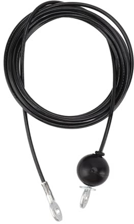 Cavo per Puleggia Fitness, Cavo Sostitutivo per Allenamento Regolabile con Fune Metallica in Acciaio Resistente per Accessori per Macchine per Pulegge per Cavi per Palestra Domestica(5 Meter)