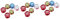 BESTonZON 18 Stück Schnur legiertes Jo-Jo Kinder-Yoyo-Spielzeug rotierende Yoyo-Kugeln Party Spielzeug für Kinder Party-Spielzeug für Kinder Jungs-Spielzeug Kinderspielzeug Mini- Junge