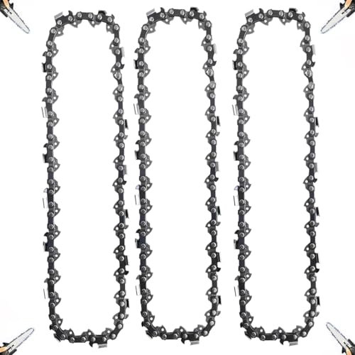 3 PCS Chainsaw Chain, 8 Inch 45 TG Pole Saw Chain Replacement Chains for Chain Saw 1/4, for 24CM Bar