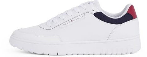 Tommy Hilfiger Court Sneaker Hombre Basket Core Lite Low Top, Blanco (White), 46