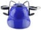 Beer Hat Drinking Hat Fun Drink Hat Safe Plsatic Drinking Helmet with Can Holder and Straw, Funny Hat Accessories for Beer Soda Party Football Games Novelty Gift Blue