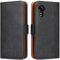 Bozon Handyhülle für Samsung Galaxy Xcover 5, Leder Handytasche Kartenfach Klappständer Magnetisch Lederhülle für Samsung Galaxy Xcover 5 Hülle, Schwarz