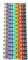 1000pcs Wire Markers Wire Number Labels Colorful Wire Numbering Marker Tube with Clip-On Design for Marking The Color-Coded Cables