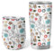 Cadeau Plus Mug Isotherme Personnalisable Prénom - Maman/Mamie Tenant Les Mains Avec Fleurs Pastels - Mug Thermos Personnalisé, Thermos Personnalisable, Tasse A Cafe Isotherme (Modèle #1)