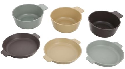 GAROZATION 1ensemble Vaisselle Plastique Incassable Kit De Bols Et Assiettes Légers Pour Camping Et Pique- Parfait Pour Repas Plein Air