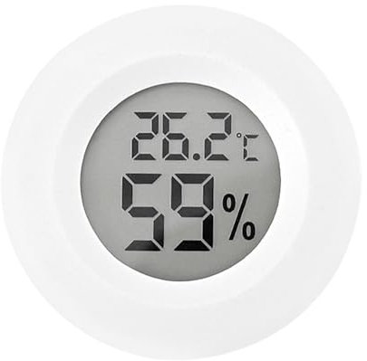 Klimaerleser - Innenhitzeberechnung, Kreisprognosesensoreinheit | Digitaler Runder Feuchtigkeitsindikator, Instrumentenbox Klima -Feuchtigkeitsdetektor Für Aquarien, Behälter, Gehäuse