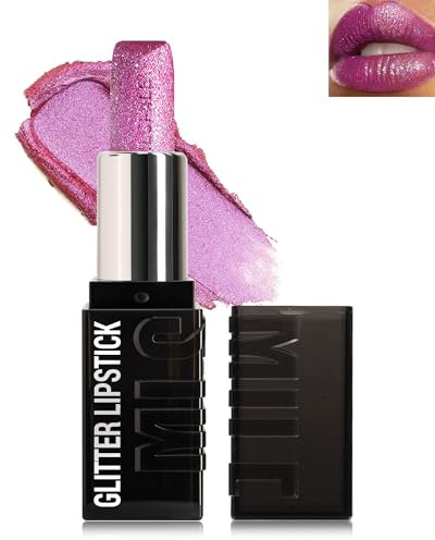 Glitter Lippenstift Rot,Spark Lipstick,Lippenstift Rose,Diamond Lipgloss Wasserfest Langlebig,Not-Stick Cup Getönter Lippenbalsam,Schminke 24 Stunden Halt,Muttertag Kosmetik Geschenk für Frauen -C23