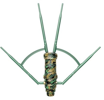 Knoruley AC600 Répéteur WiFi Extérieur Longue Portée à Haute Puissance avec Antennes Haute Gain Weatherproof IP67 POE Prise UE Prise EU