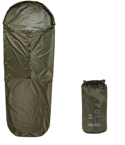 SMZhomeone Leichter Bivysack mit atmungsaktivem, wasserdichtem Stoff und wärmereflektierender Technologie für Camping (grün)