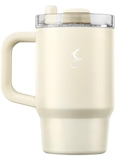 Lurch Isolierbecher Big Cup Mini mit ausfahrbarem Trinkhalm 0,8l Ivory