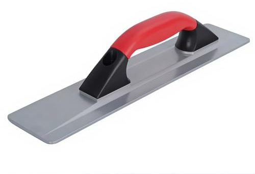 LSGZJZY 16 Inch Magnesium Concrete Float, Beveled End | Concrete Finishing Tool, Lightweight Concrete Trowel, For Driveways, Walkways, Paving Surfaces, Professional Construction