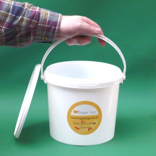 5 Litre Fermentation Vessel/Bucket/Bin with Grommet & airlock