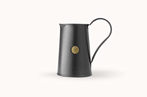 Galvanised Flower Jug | by HAWS - 1.8 Litre | Beautiful Multifunctional Design - Flowers - Kitchen Utensils - Water Jug | Graphite