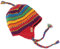 GURU SHOP Wollmütze mit Ohrenklappen, Norwegermütze, Wintermütze - Regenbogen 1, Herren/Damen, Wolle
