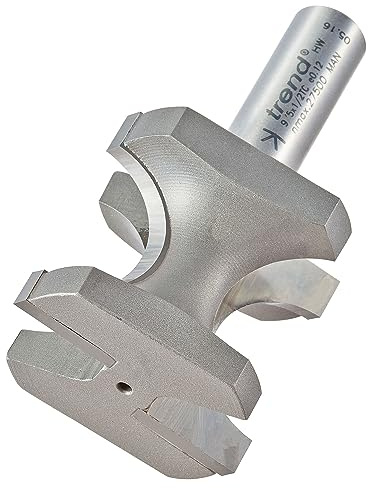 Trend Small Bead Radius Router Cutter, 1/2 Inch Shank, 42.9mm Cut Dia | Creates A Clean Small Bead Profile For Decorative Routing On Timber And Softwood, 9/5X1/2TC