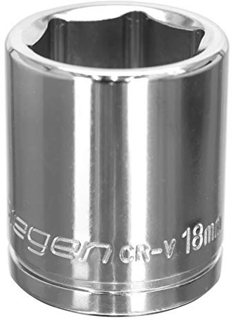 Sealey S0585 WallDrive Socket, 3/8 Square Drive, 18mm