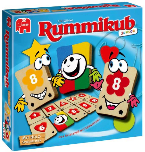 Jumbo Spiele 3954 - Original Rummikub Junior Holz