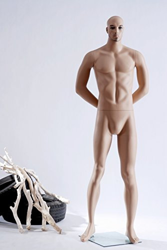 Euroton NEU Schaufensterpuppe Mannequin Figur männliche Schaufensterpuppen Metallplatte Hautfarbe Mann Mannequin M-10
