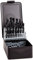 Milwaukee - Estuche metálico de brocas HSS-R (25-piezas), 1/1.5/2 / 2.5/3 / 3.5/4 / 4.5/5 / 5.5/6 / 6.5/7 / 7.5/8 / 8.5/9 / 9.5/10 / 10.5/11 / 11.5/12 / 12.5/13 mm
