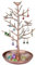 discoball® Schmuckständer, Schmuckhalter, Vogel Deko Schmuckbaum, Halskette Aufbewahrung,Ohrring Kette Ring Schmuck Baum Schmuckhalter Veranstalter Rack