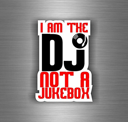Akachafactory Aufkleber Sticker Auto Motorrad Biker Not Jukebox DJ Offiziellen Platin Musik