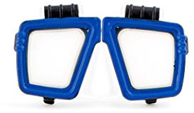 Kikkerland ABS MG68 Diving Contact Lens Box White/Blue 7.8 x 2.1 x 9.5 cm
