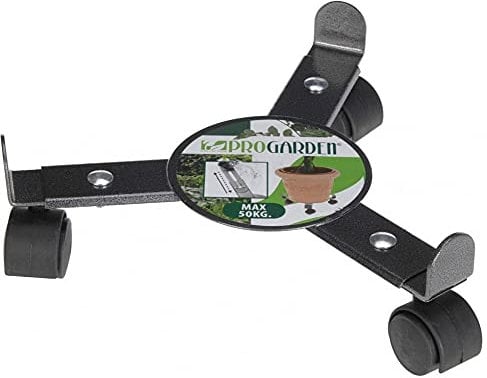 ROLLER Pflanzenroller - schwarz - Metall - Ø 25 cm